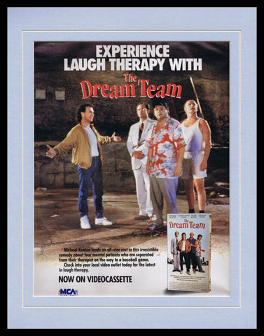 Dream Team 1989 Michael Keaton Framed 11x14 ORIGINAL Vintage Advertisement