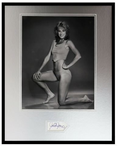 Janet Jones Gretzky Signed Framed 16x20 Photo Display JSA 