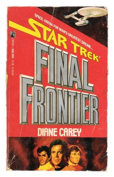 VINTAGE 1988 Star Trek Final Frontier Paperback Book Diane Carey