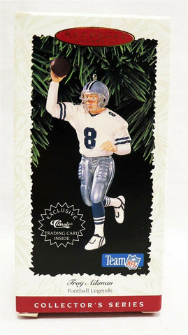 VINTAGE 1996 Hallmark Keepsake Christmas Ornament Troy Aikman Cowboys