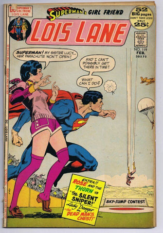 Superman's Girlfriend Lois Lane #119 ORIGINAL Vintage 1972 DC Comics 