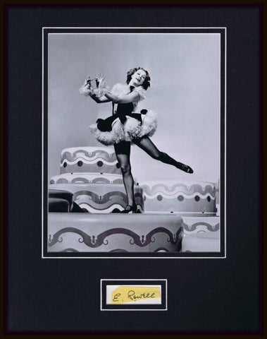 Eleanor Powell Signed Framed 11x14 Photo Display 