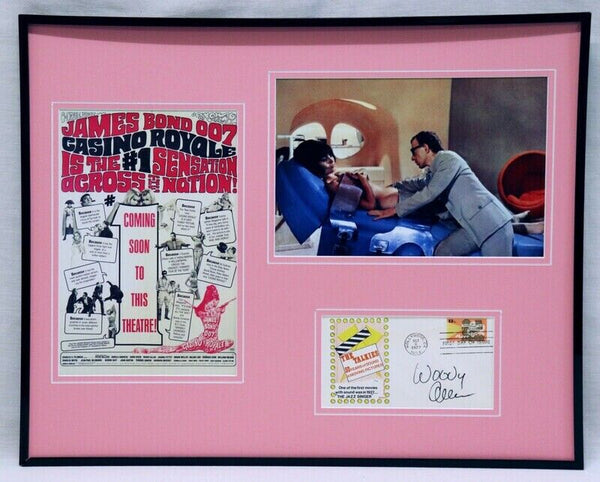 Woody Allen Signed Framed 16x20 Photo Display JSA Casino Royale