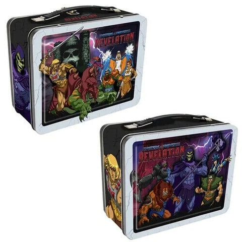 BRAND NEW 2022 Masters Of The Universe Revelation Hero Villains Metal Lunch Box