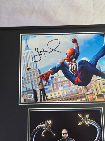 William Salyers & Yuri Lowenthal Signed 16x20 Spider-Man Photo Display BAS