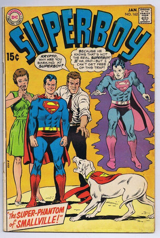 Superboy #162 ORIGINAL Vintage 1970 DC Comics  