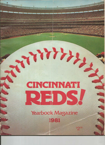 VINTAGE 1981 Cincinnati Reds Yearbook Magazine Ken Griffey George Foster