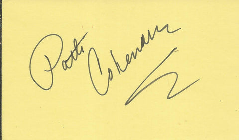 Patti Cohenour Signed 3x5 Index Card The Light in the Piazza