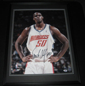 Emeka Okafor Signed Framed 16x20 Photo PSA/DNA Wizards Uconn Bobcats 