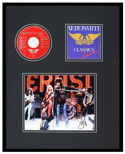 Steven Tyler Signed Framed 16x20 Aerosmith Classics Live CD & Photo Display AW 