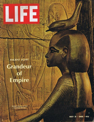 ORIGINAL Vintage Life Magazine May 31 1968 Ancient Egypt