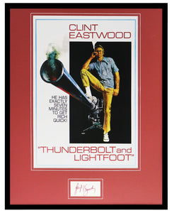 George Kennedy Signed Framed 16x20 Thuderbolt & Lightfoot Poster Display 