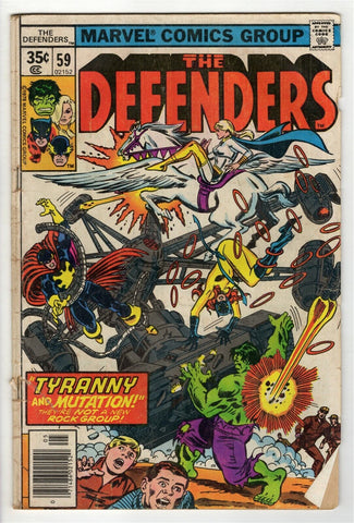 Defenders #59 ORIGINAL Vintage 1978 Marvel Comics Incredible Hulk