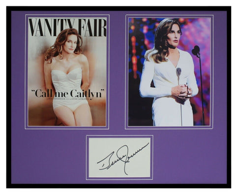 Bruce Caitlyn Jenner Signed Framed 16x20 Photo Display I Am Cait