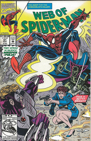 Web of Spider-Man #91 ORIGINAL Vintage 1992 Marvel Comics 