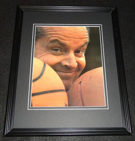 Jack Nicholson 1986 Lakers Framed 11x14 Photo Display 