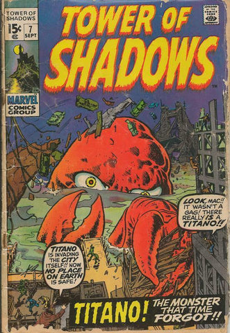 Tower of Shadows #7 ORIGINAL Vintage 1970 Marvel Comics Jack Kirby