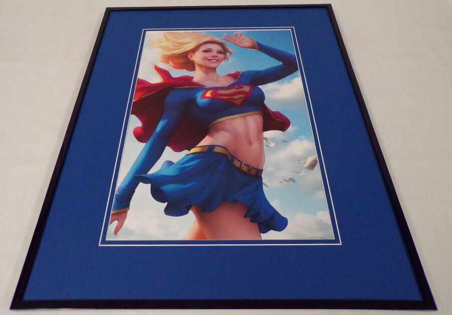 Supergirl #28 Framed 16x20 Poster Display DC Comics Artgerm