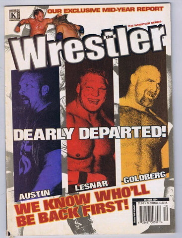 ORIGINAL Vintage October 2004 The Wrestler Magazine Dearly Departed! 