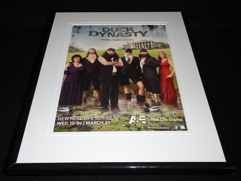 Duck Dynasty 2012 Premiere Framed ORIGINAL 11x14 Advertisement A&E