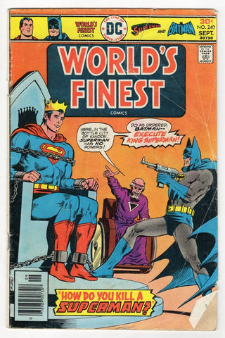 World's Finest #240 VINTAGE 1976 DC Comics Superman Batman