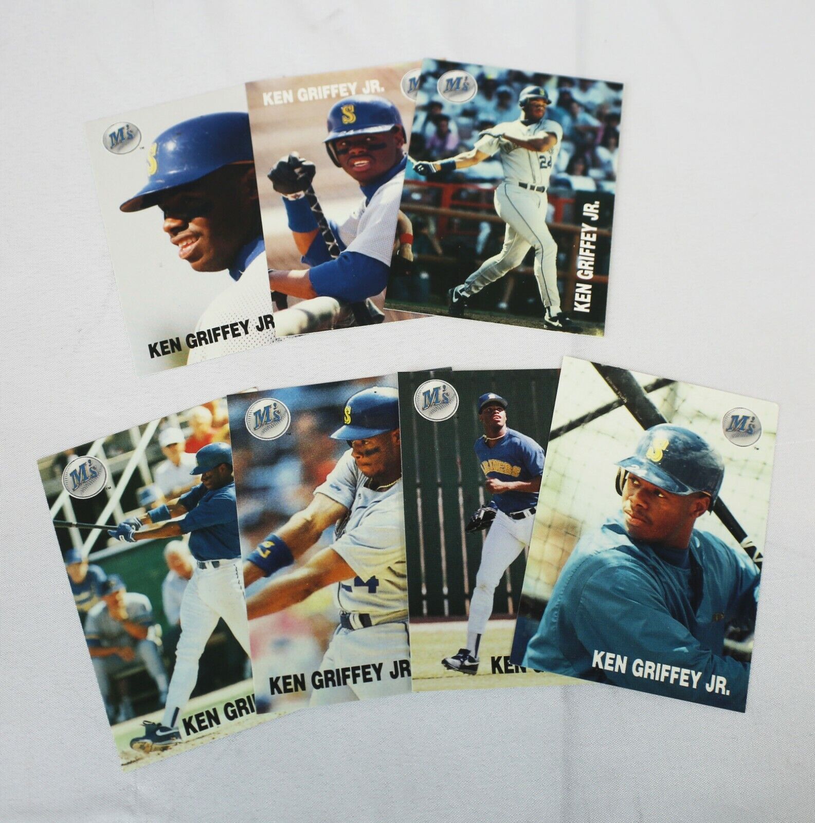 VINTAGE 1991 Playball USA Ken Griffey Jr Set of 7 Baseball Cards