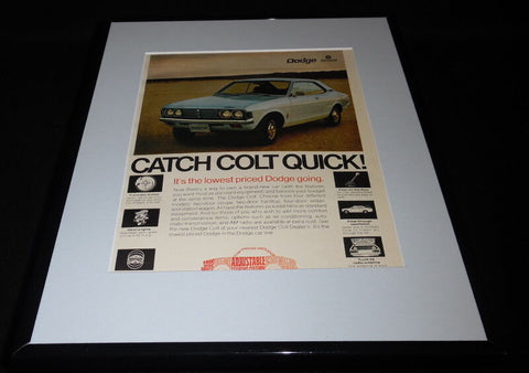 1971 Dodge Colt Framed 11x14 ORIGINAL Vintage Advertisement