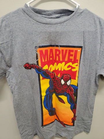 VINTAGE 1993 Signal Sports Marvel Spider-Man Gray T-Shirt MEDIUM