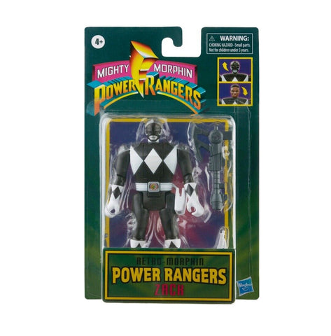 NEW SEALED 2021 Power Rangers Retro Zach Action Figure Walmart Exclusive