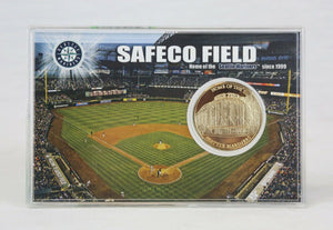 Seattle Mariners Safeco Field Highland Mint MLB 24K Gold Overlay Coin