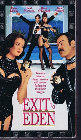 Exit to Eden VINTAGE VHS Cassette Rosie O'Donnell Dana Delany Dan Aykroyd