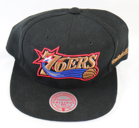 VINTAGE w/ TAGS Mitchell & Ness Philadelphia 76ers Adjustable Cap Hat Snapback