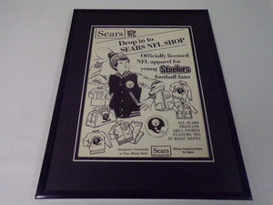 1979 Sears Pittsburgh Steelers Apparel 11x14 Framed ORIGINAL Advertisement 