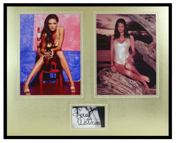 Stacey Williams Signed Framed 16x20 Bikini Photo Set 