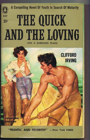 ORIGINAL Vintage 1957 Quick and the Loving Popular Giant Paperback Book GGA  