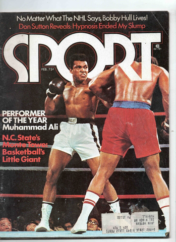 ORIGINAL Vintage Feb 1975 Sport Magazine Muhammad Ali