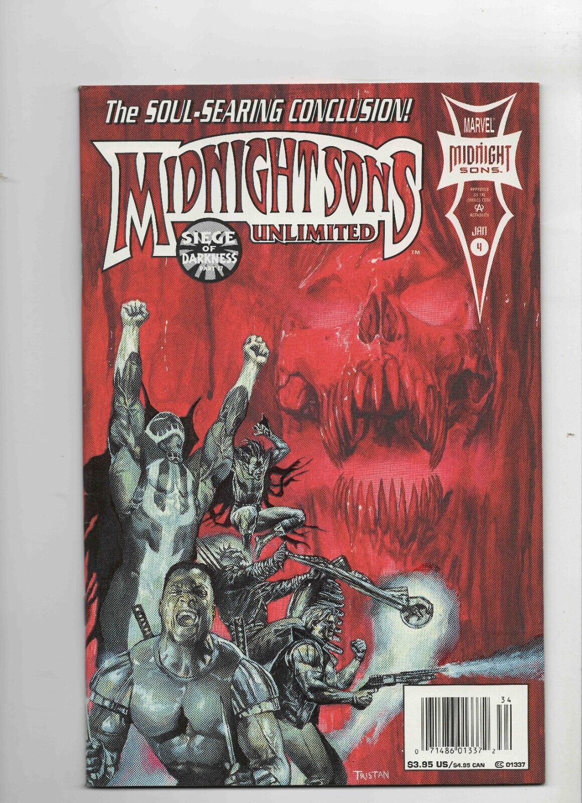 VINTAGE 1994 Midnight Sons Unlimited #4 Marvel Comics