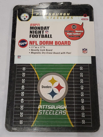 VINTAGE SEALED Pittsburgh Steelers NFL College Dorm Board Sign Monday Night FB