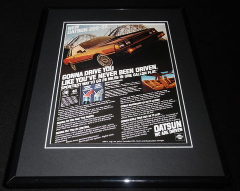 1979 Datsun 200 SX 11x14 Framed ORIGINAL Vintage Advertisement 