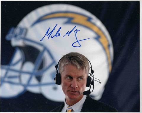 Mike McCoy Signed 8x10 Photo Chargers