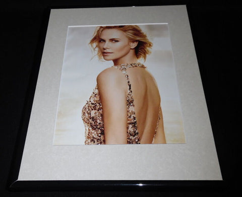 Charlize Theron 11x14 Framed 2015 J'Adore Dior ORIGINAL Advertisement H