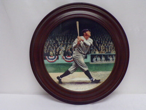 ORIGINAL Vintage 1992 Bradford Exchange Babe Ruth Called Shot Plate