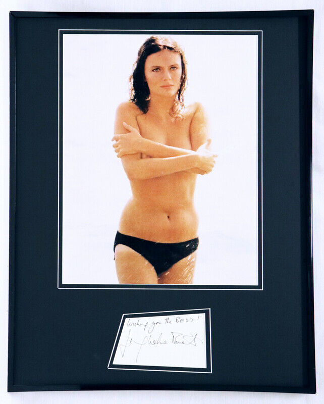 Jacqueline Bisset Signed Framed Photo Display 16x20 JSA 