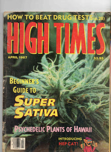 VINTAGE Apr 1987 High Times Magazine