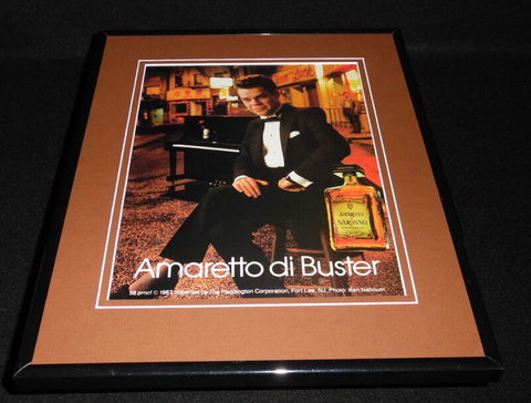 1986 Amaretto di Saronno Framed 11x14 ORIGINAL Vintage Advertisement 