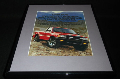 1987 Mazda SE-5 4x4 Framed 11x14 ORIGINAL Vintage Advertisement