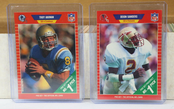 1989 Pro Set Football Complete Set w/ Barry Sanders CSG 9 RC