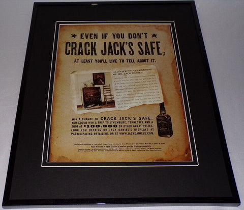 2000 Jack Daniel's Whiskey Framed 11x14 ORIGINAL Vintage Advertisement