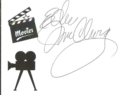 Edie McClurg Signed Index Card Ferris Bueller Planes Trains Automobiles