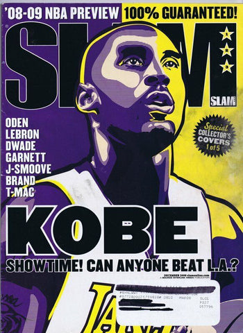 ORIGINAL Vintage December 2008 Slam Magazine Kobe Bryant Lebron James Garnett